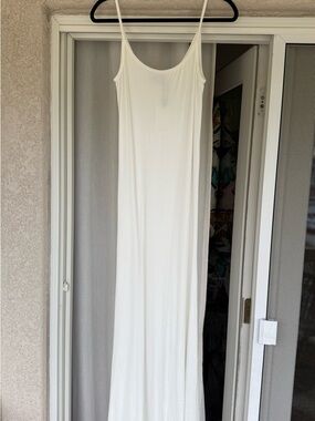 Bumpsuit NWT White Maxi Slip Dress